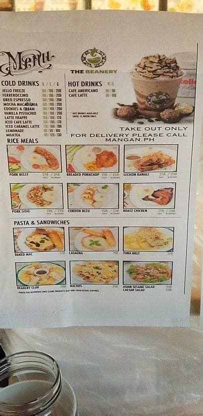 the yard balanga menu